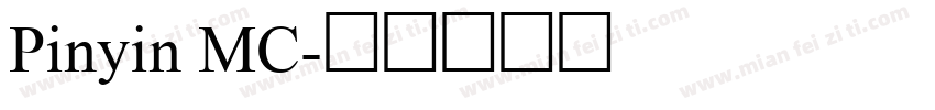Pinyin MC字体转换